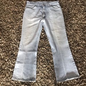 Vintage Levis light wash bells sz 10